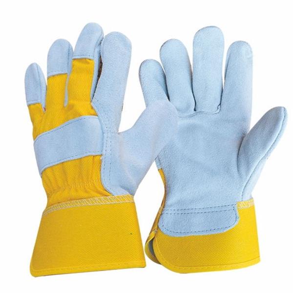 Hot Sale Cowhide Split Leather Working Glove Full Palm
