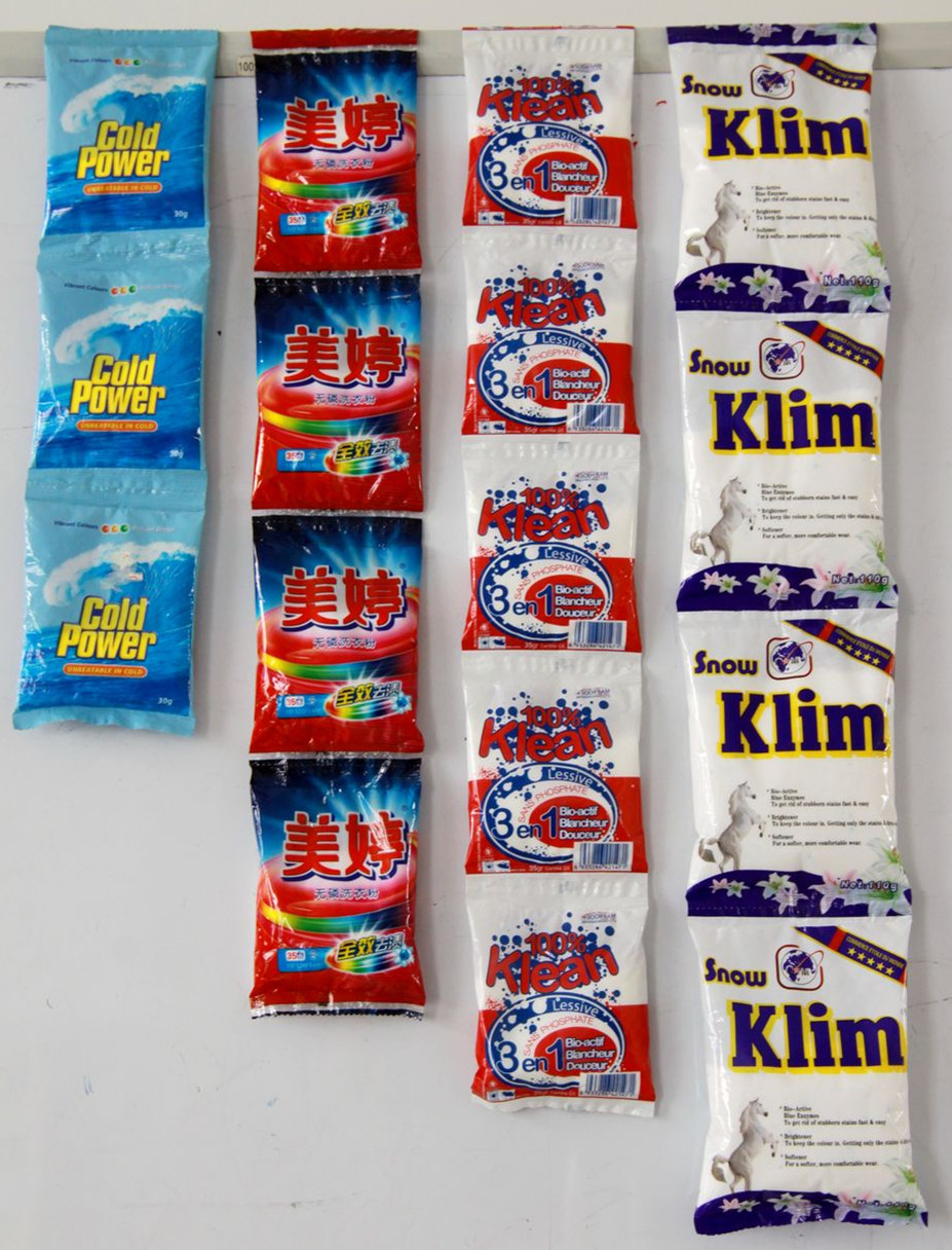 small packing detergent powder /sachet detergent