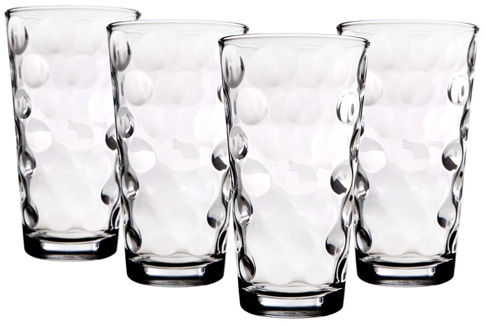 260ml Rain Drop Pattern Glass Cup