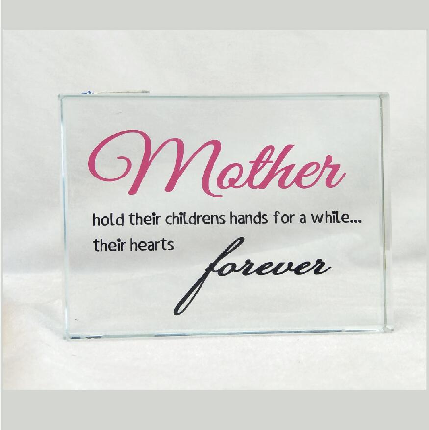 Glass Message Block