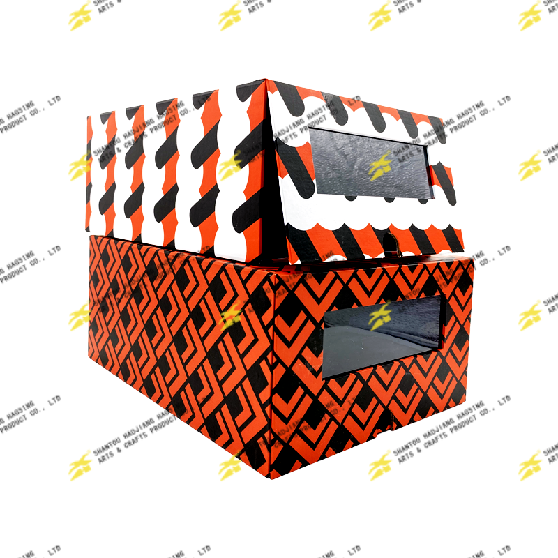 Shoe Box With PVC Window And Magnet Set Of 2