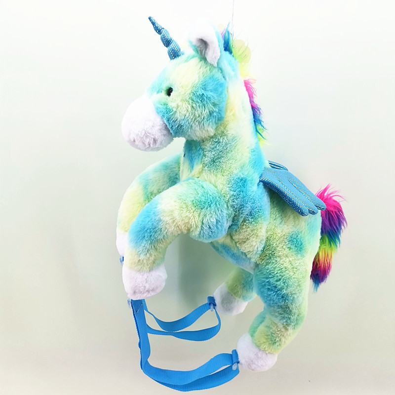Green unicorn backpack