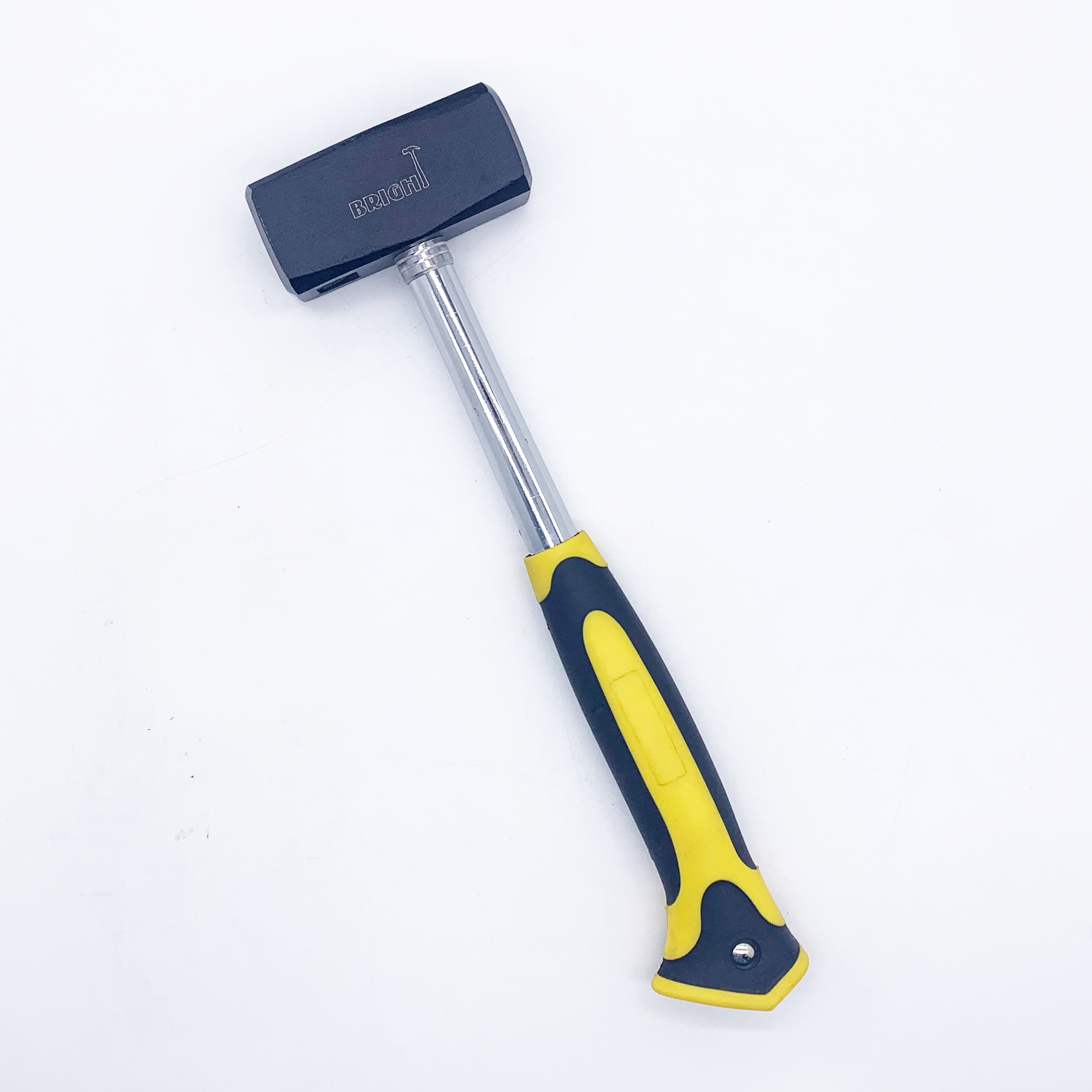 Stoning hammer with tubular steel handle