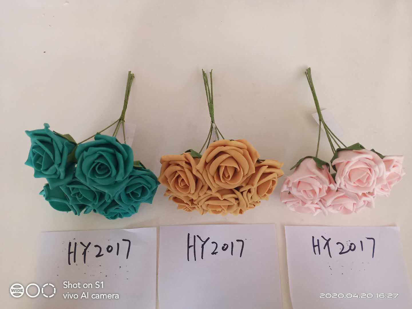 Artificial flowers; PE FLOWER; ROSE