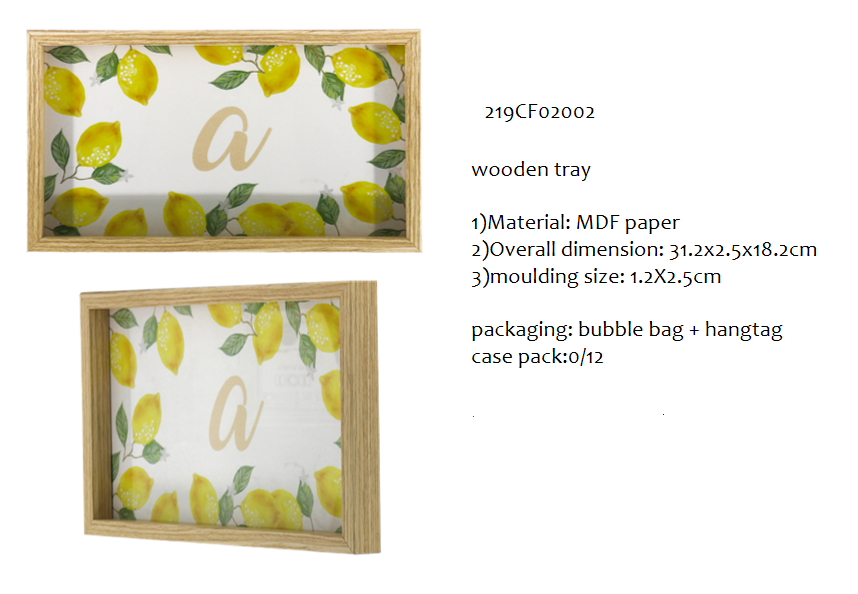 MDF tray
