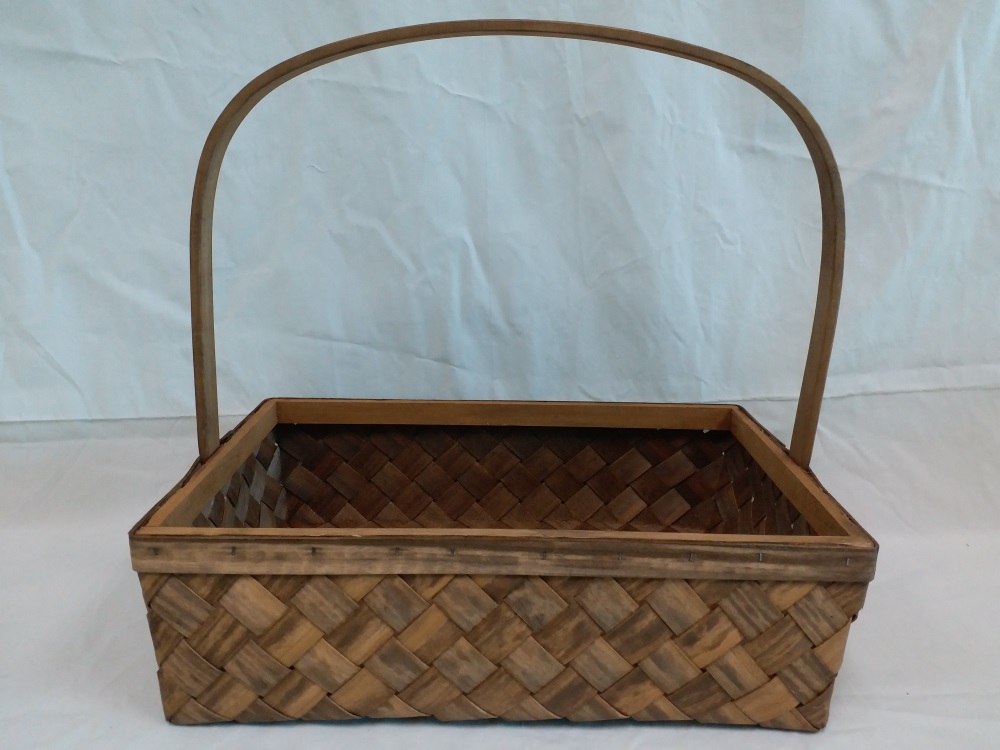 Gushi yufeng bulk Rectangular Fruit Baskets food basket With Handle