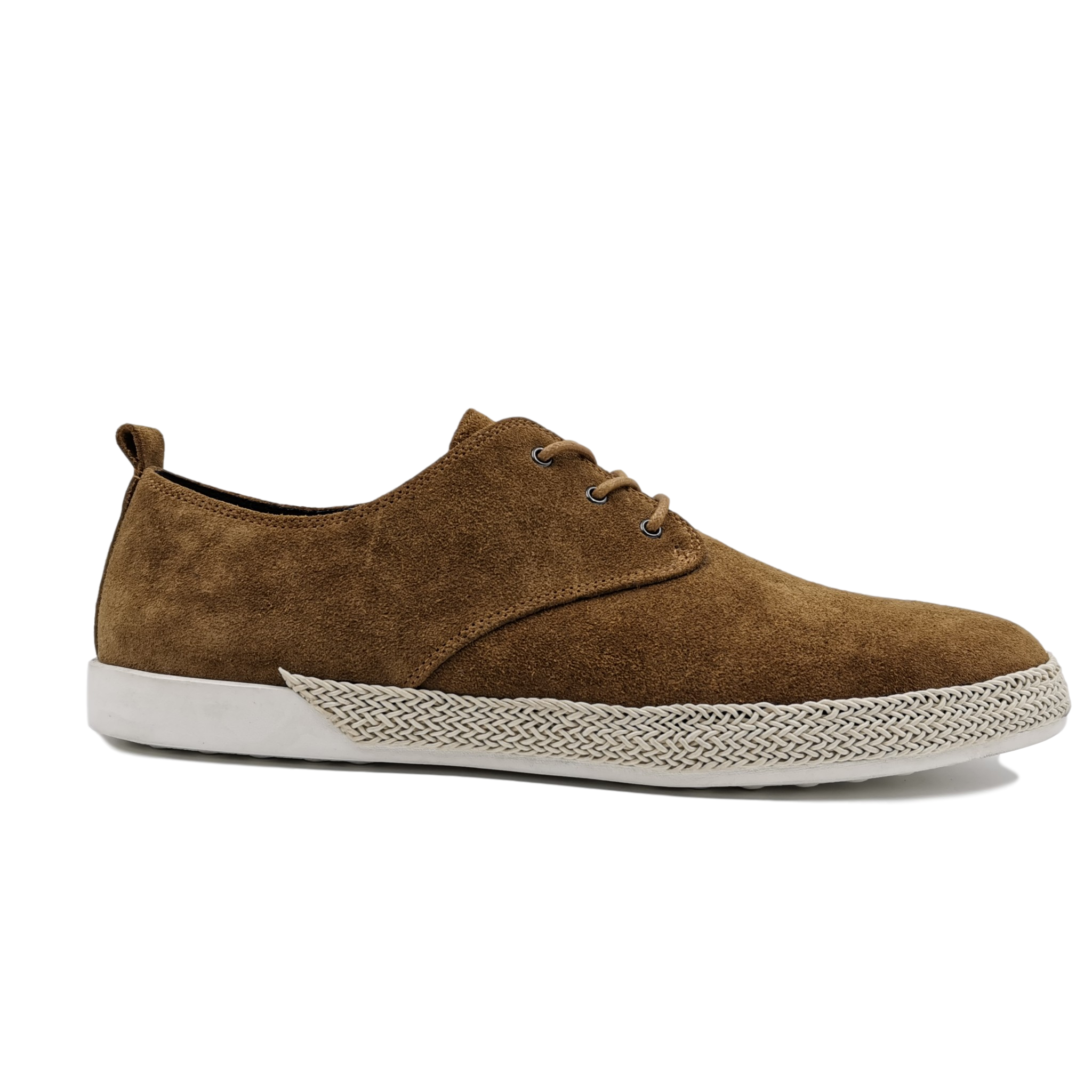 hot cow suede jute sole casual mens shoe