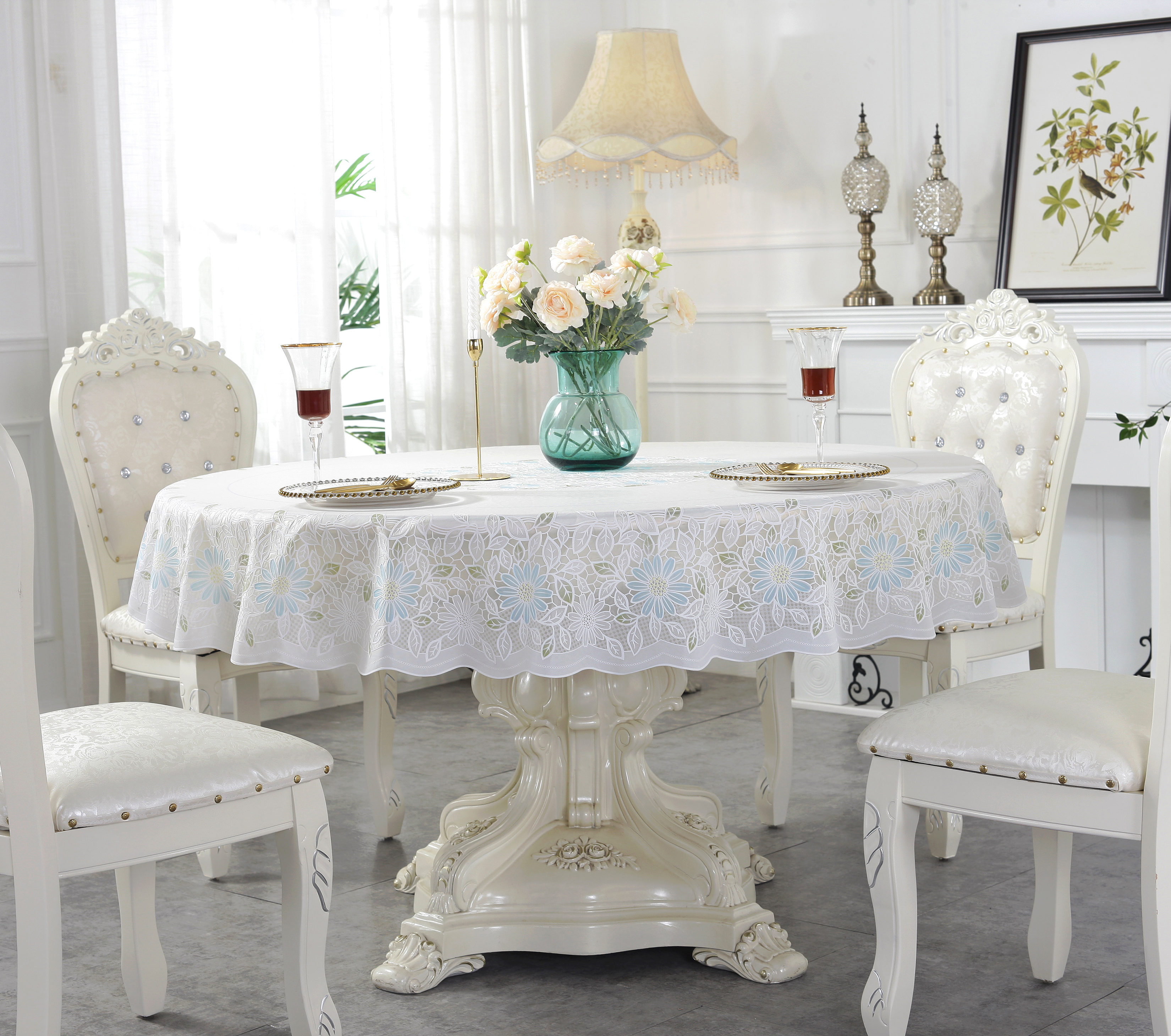 Lace PVC Tablecloth