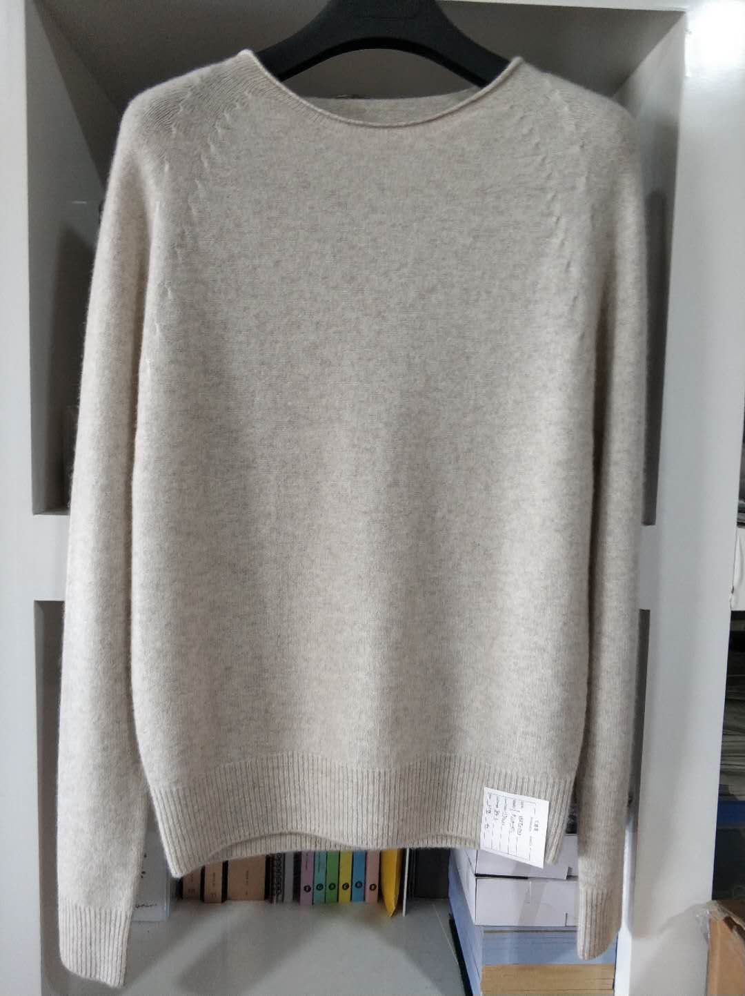Women whole garment cashmere sweater