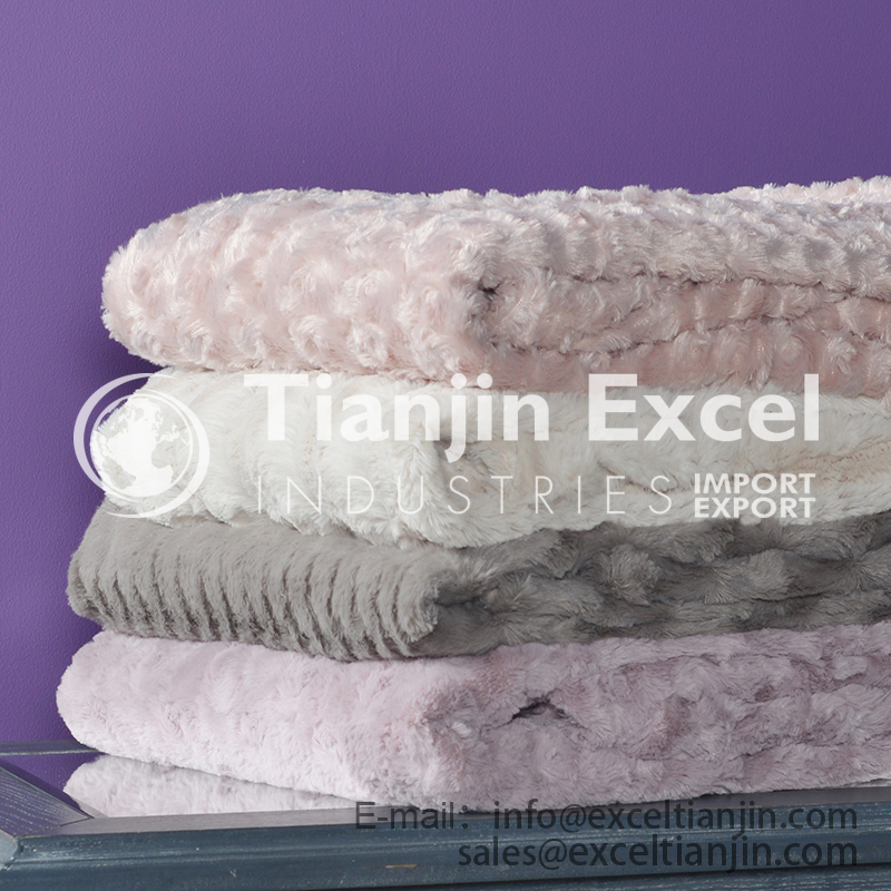 00000AA1-16 blanket, throw, bedcover - PV fur brushed