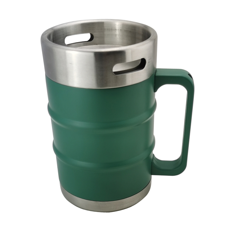 Stainless steel beer mug