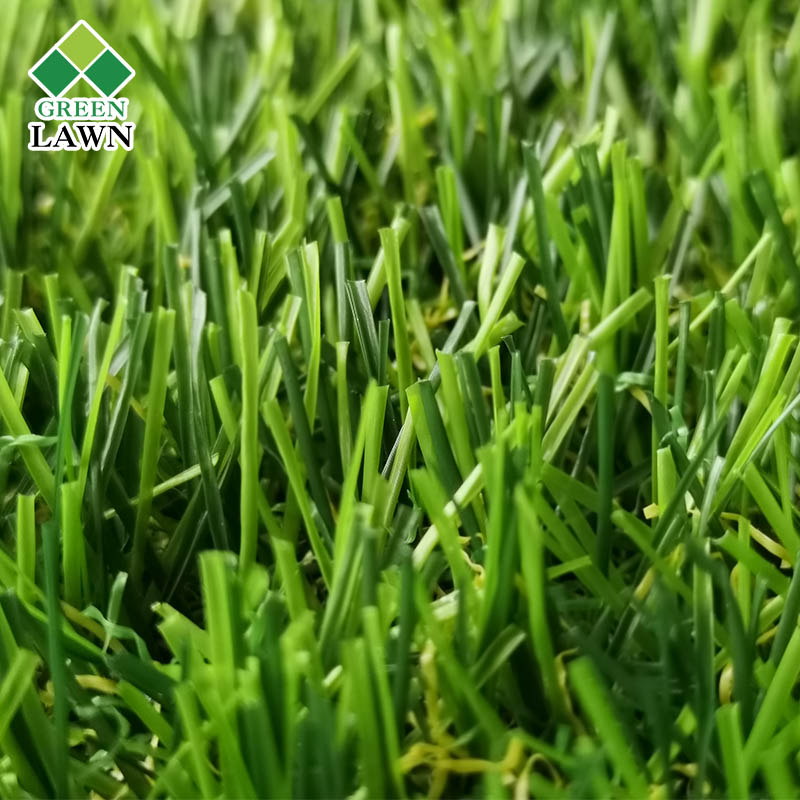 Courtyard landscape autumn grass artificial lawn simulation erect roof landscape