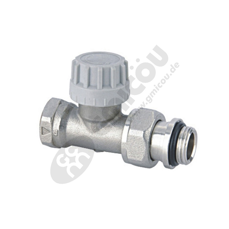 Straight automatic thermostatic valve with female thread