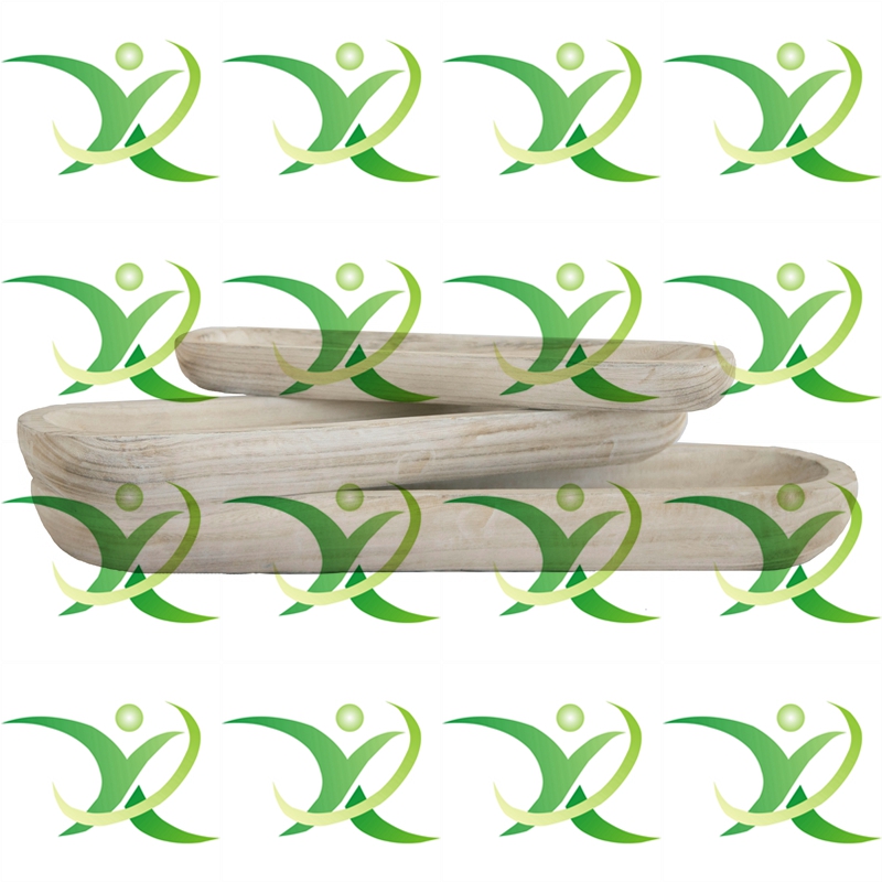 Oval Wooden Tray