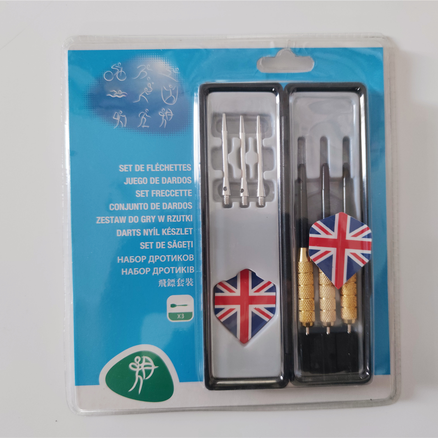 Nickel plated dart sets