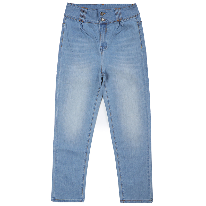High waistband women loos straight jeans pants G2631