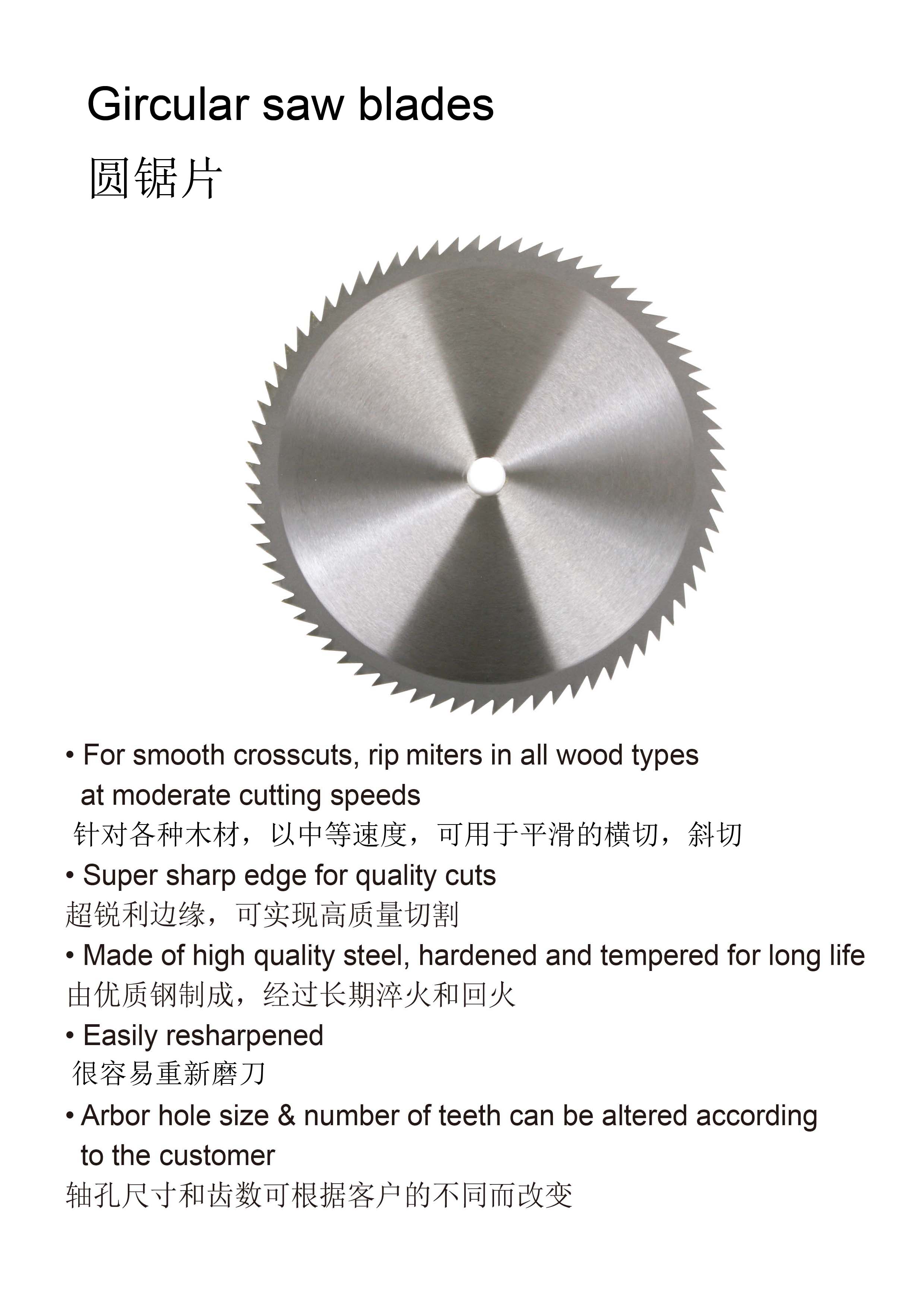 Gircular saw blades