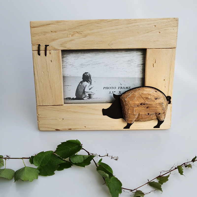 Wooden photo frame