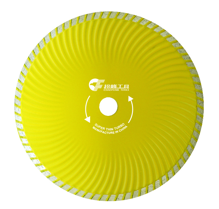 diamond hot pressed turbo wave saw blade