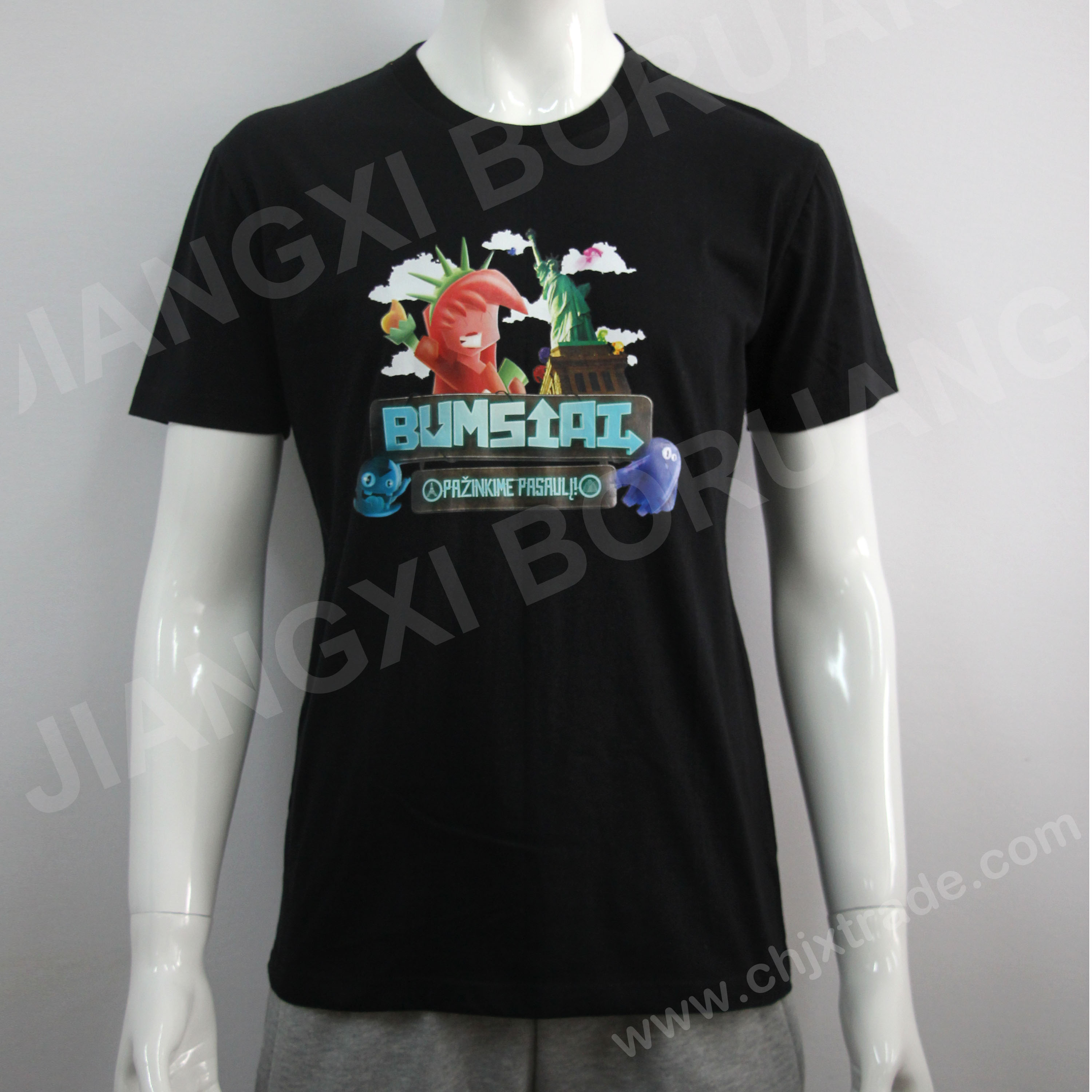 Mens Cvc Jersey T-Shirt With Print