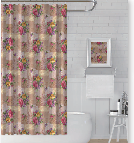 PVC/PVEA shower curtain