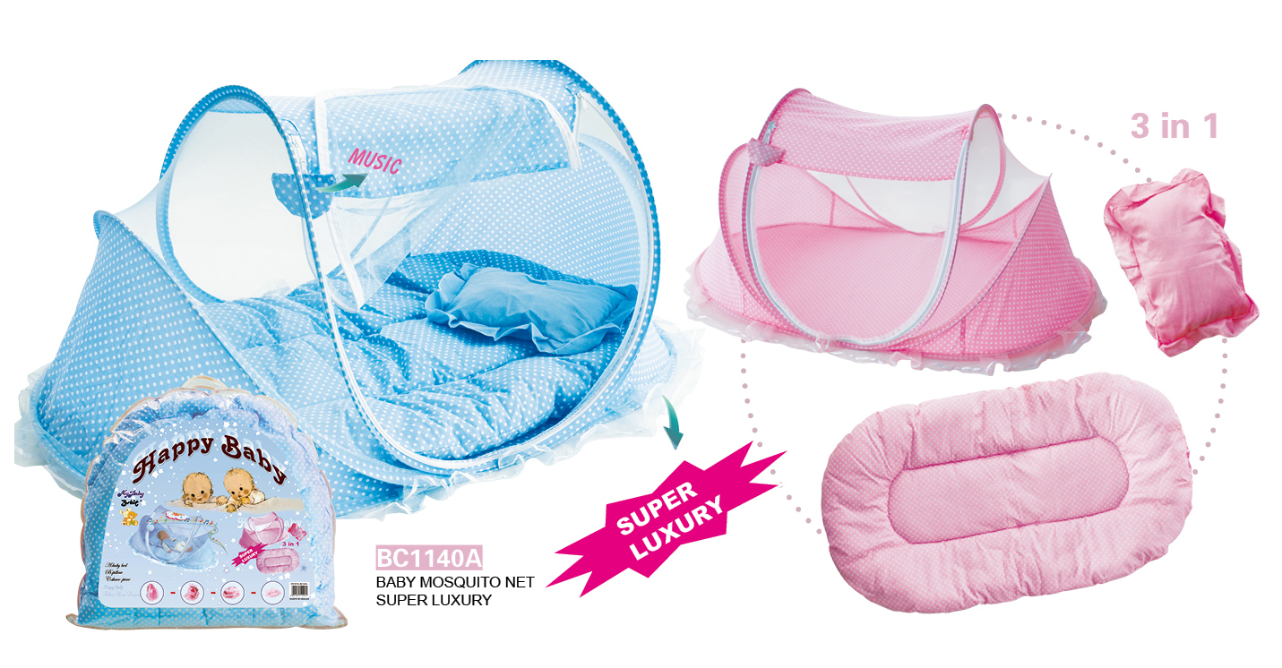 Foldable Baby Mosquito Net With Sleeping Pillow