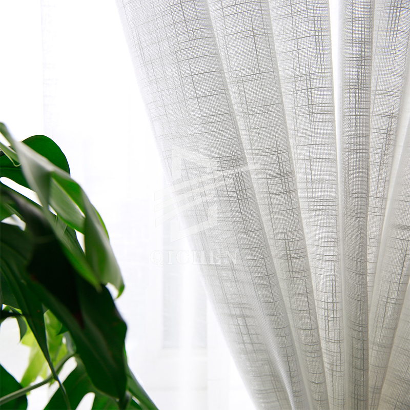 curtain sheer-Cross yarn