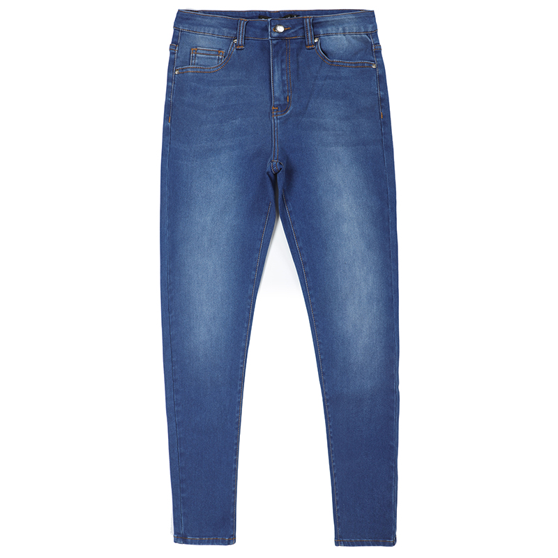 Blue Women skinny pencil pants jeans custom G2628-Z