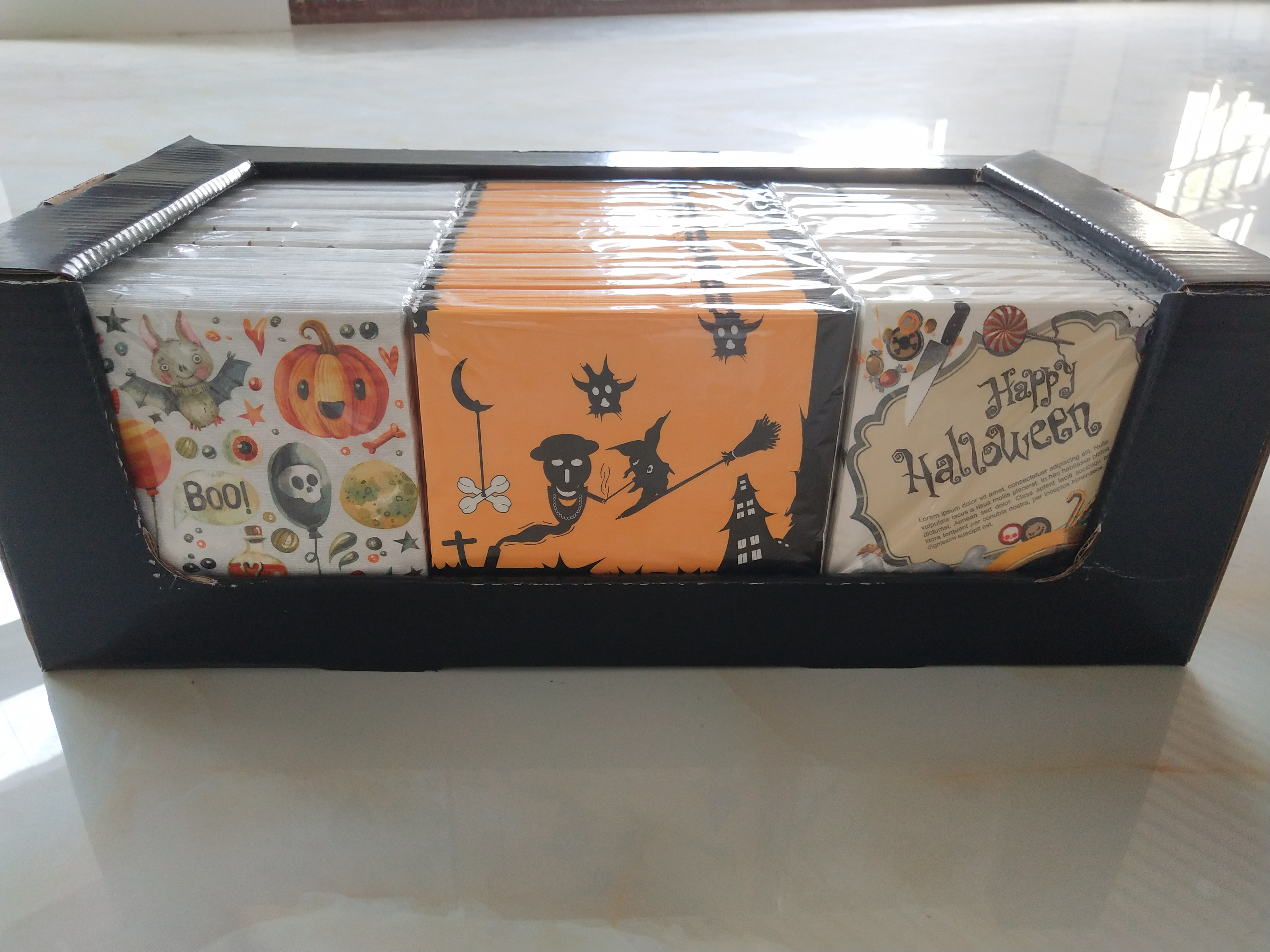 Halloween paper napkin