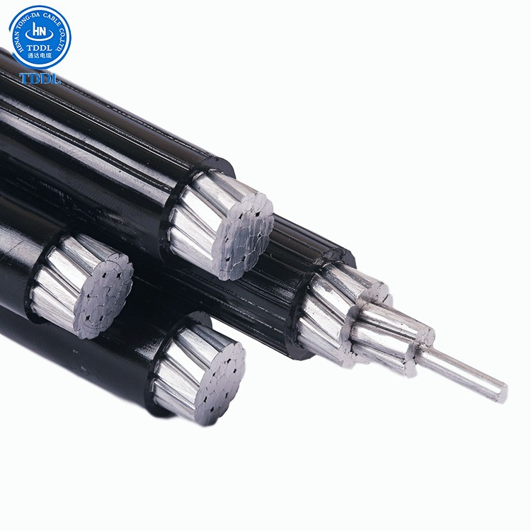 Aluminum Conductor XLPE Insulated Low Voltage Quadruplex Service Drop