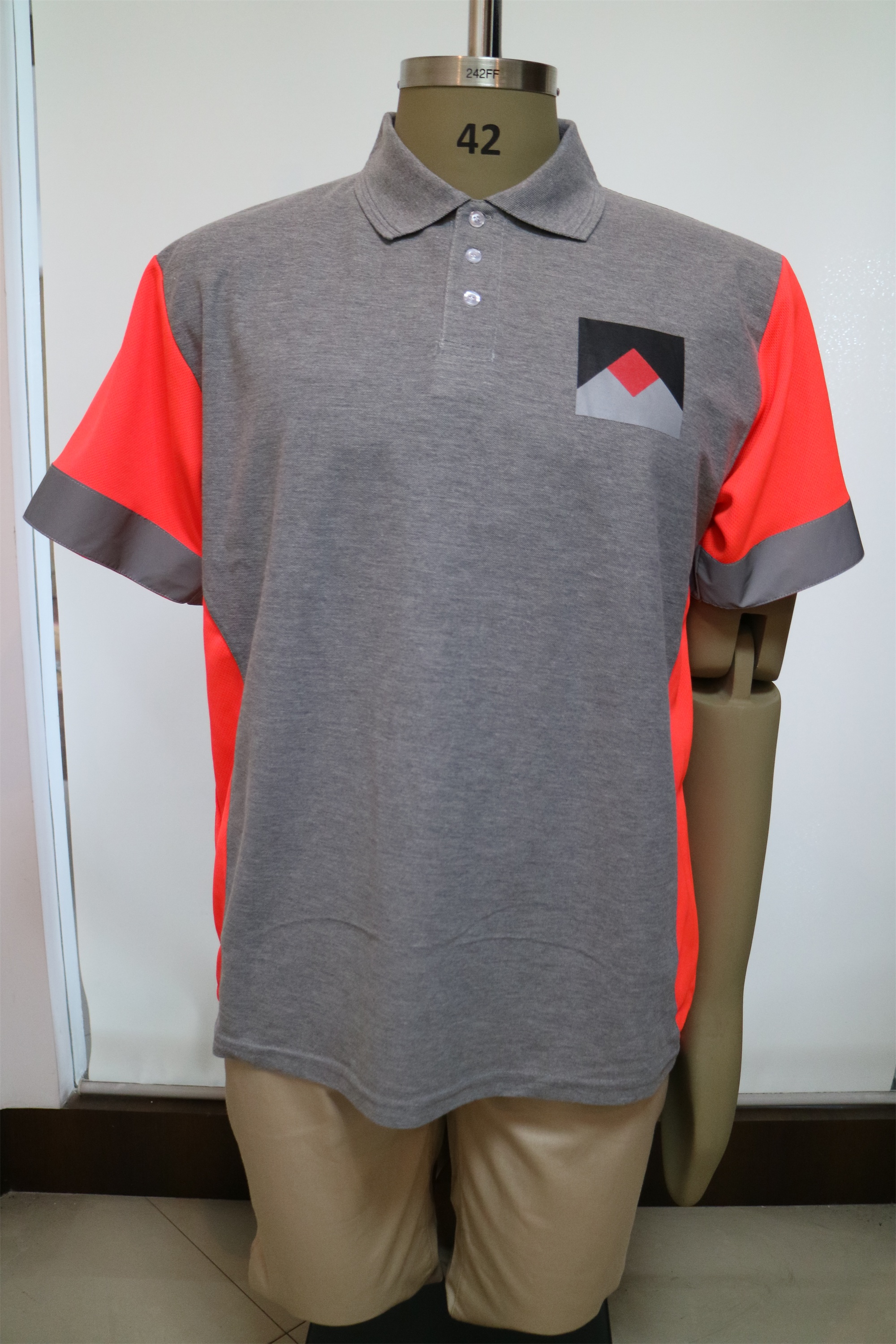 Men's Polo-Shirts With Birdeye Fabric