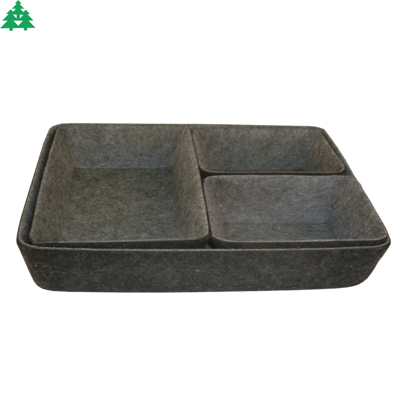 Felt tray, small storage box, felt storage basket