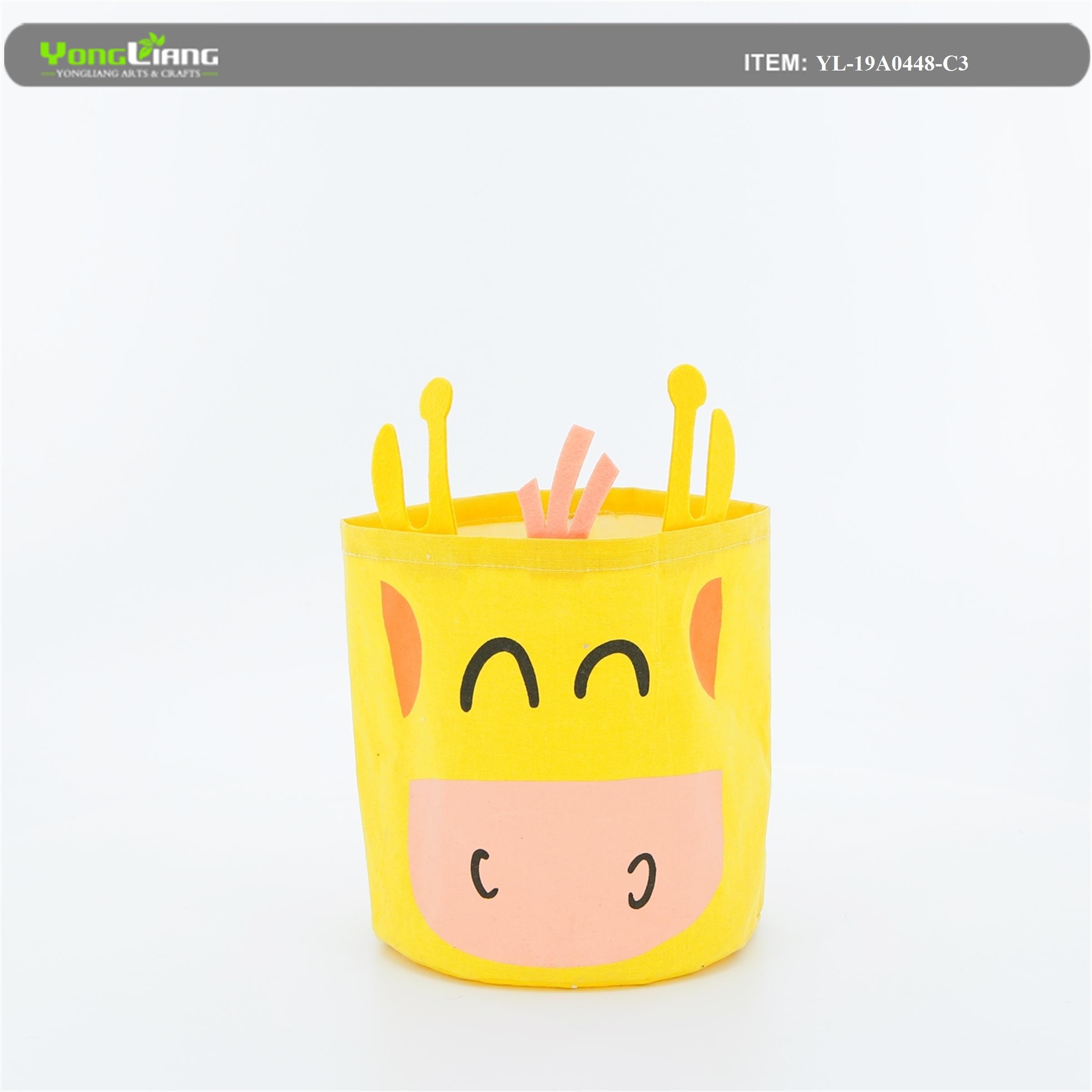 Animal-shaped Waterproof Canvas Basket