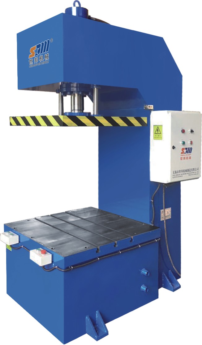 Single column hydraulic press machine