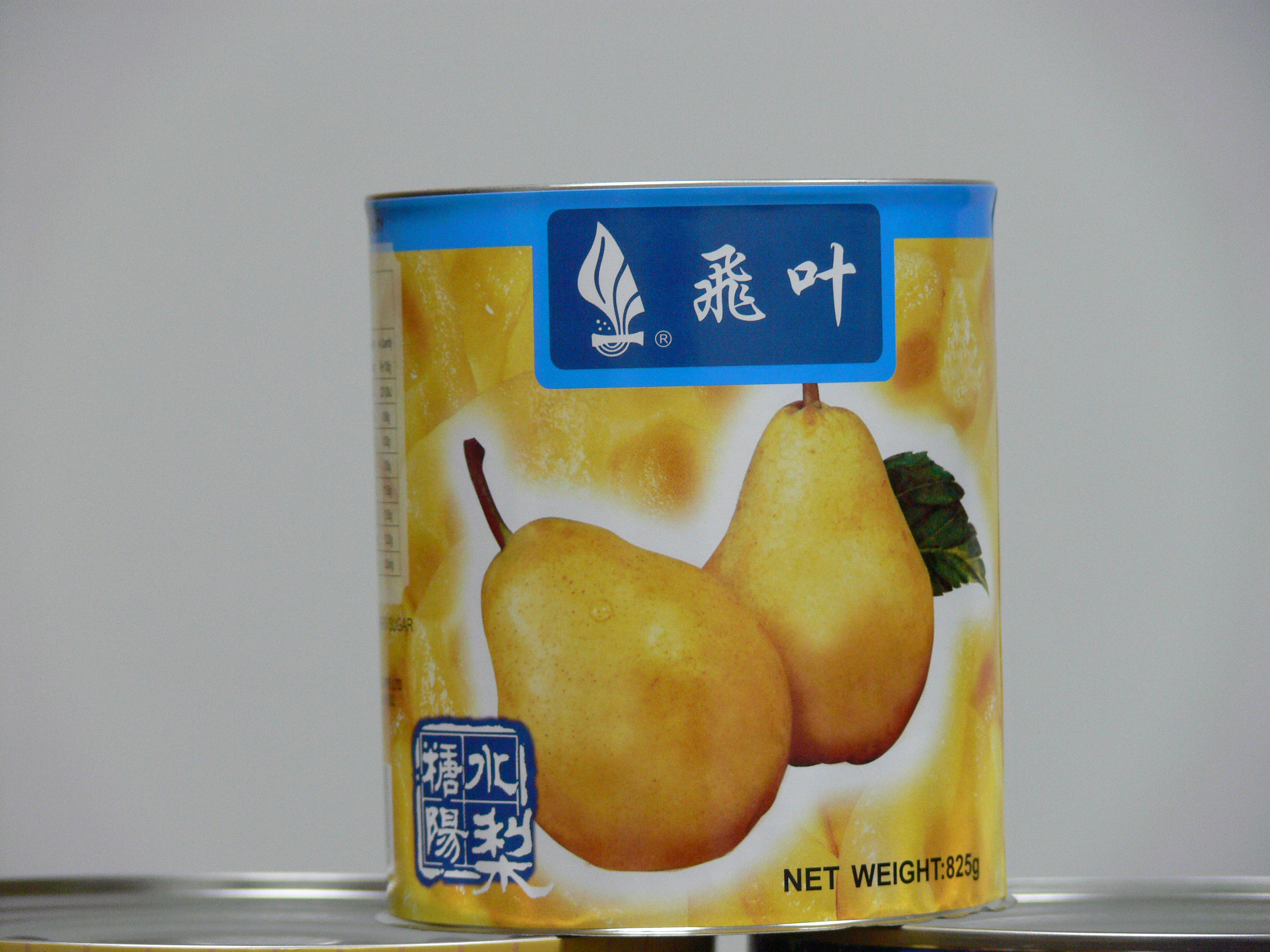 canned pear in light syrup