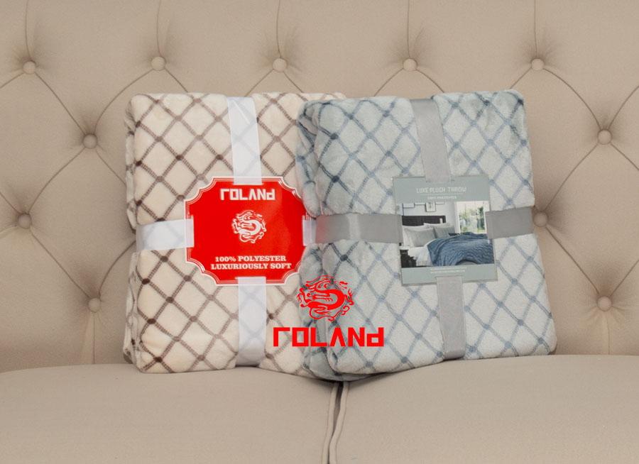 Rotary Printing Flannel Blanket/Throw