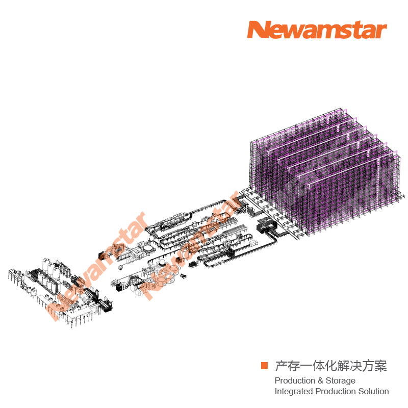 Solution for Production-and-Storage-Integrated Smart Factory