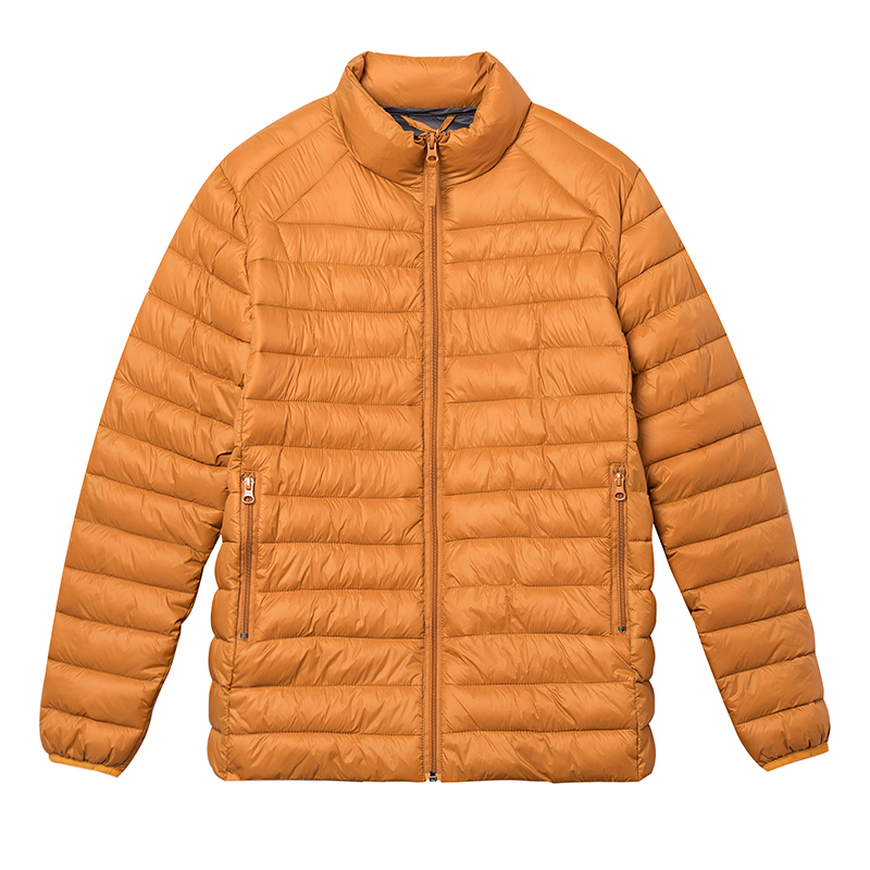 men's light fake down jacket