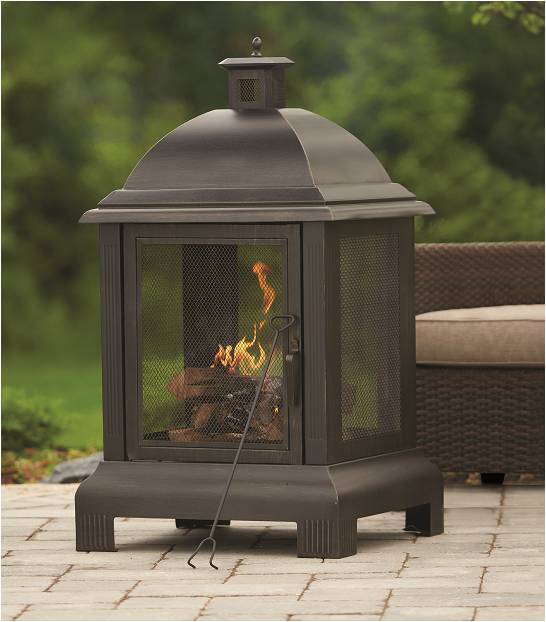 Outdoor Steel Fireplace