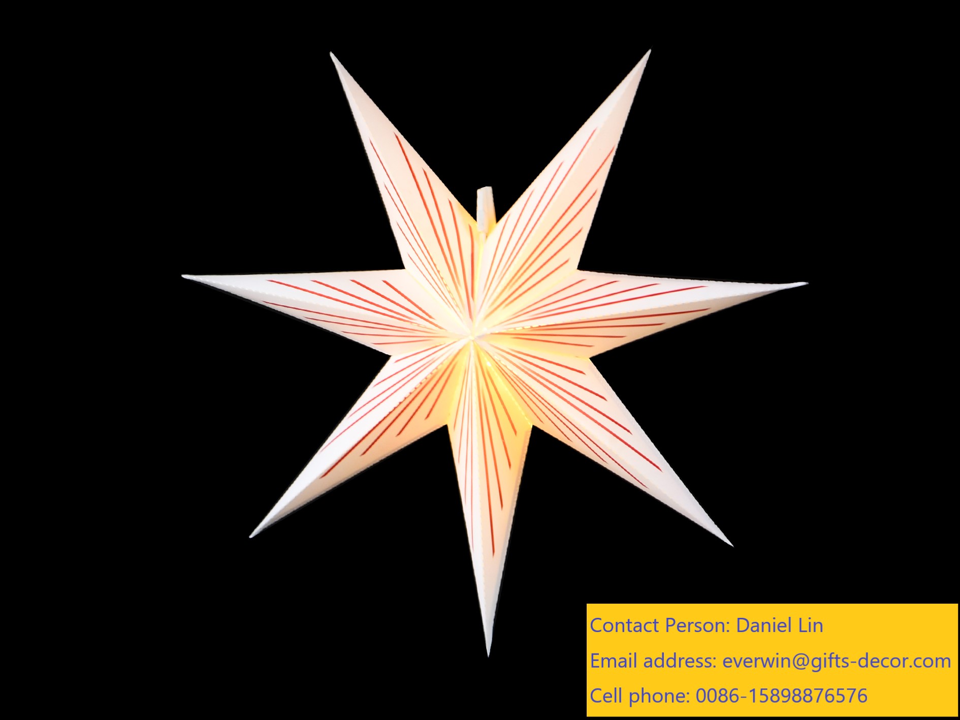 Christmas Decorative Star， Christmas lights