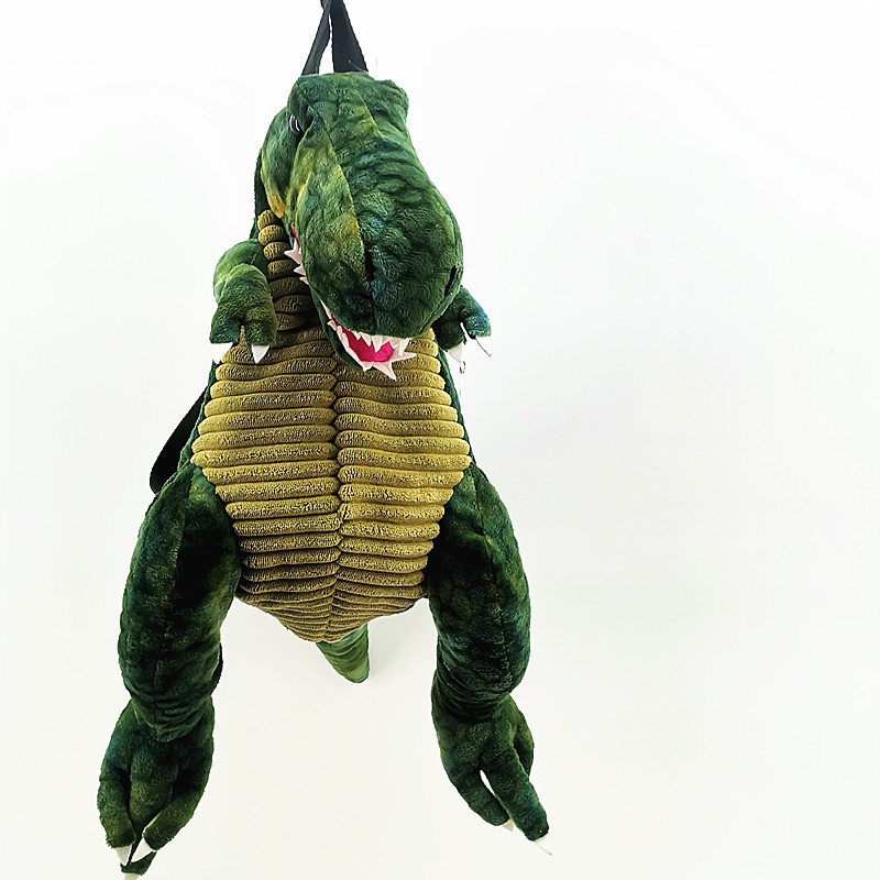 Classic green T-rex backpack