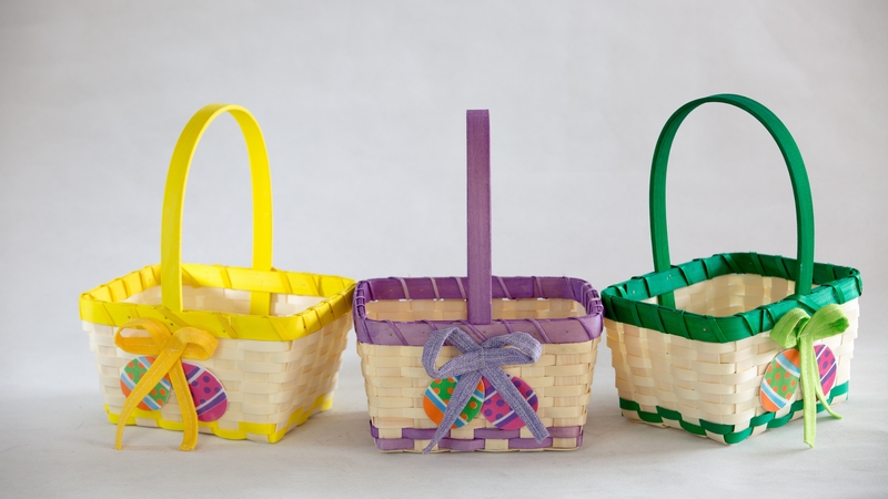 Easter Wood Chip Baskets