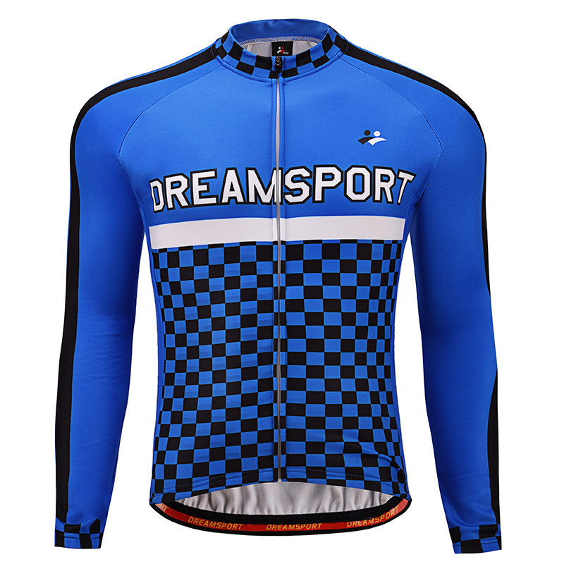 2020 Fashion Polyester Fabric Sublimation Printing Quick Dry Breathable Men Women Long Sleeve Cycling Jersey