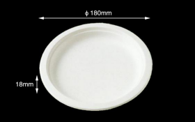Disposable tableware 7" Round Plate