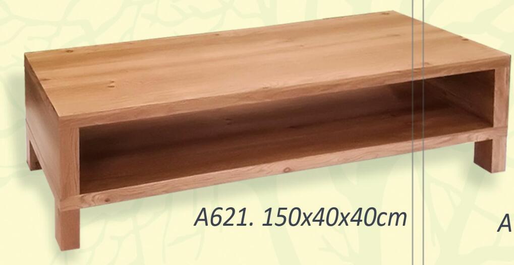 The sinewy solid wood TV bench