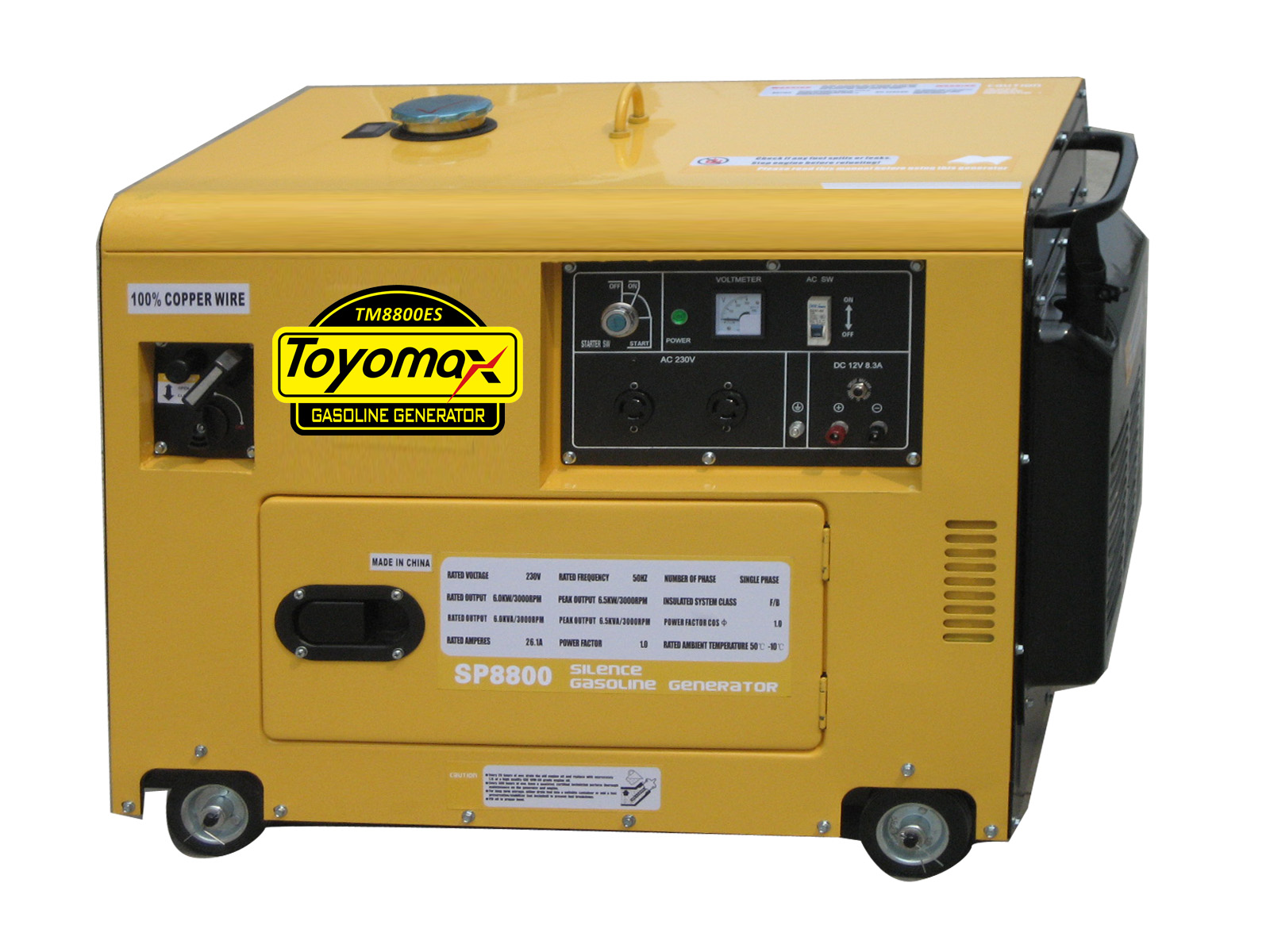 6000 Watts Silent Gasoline Generator