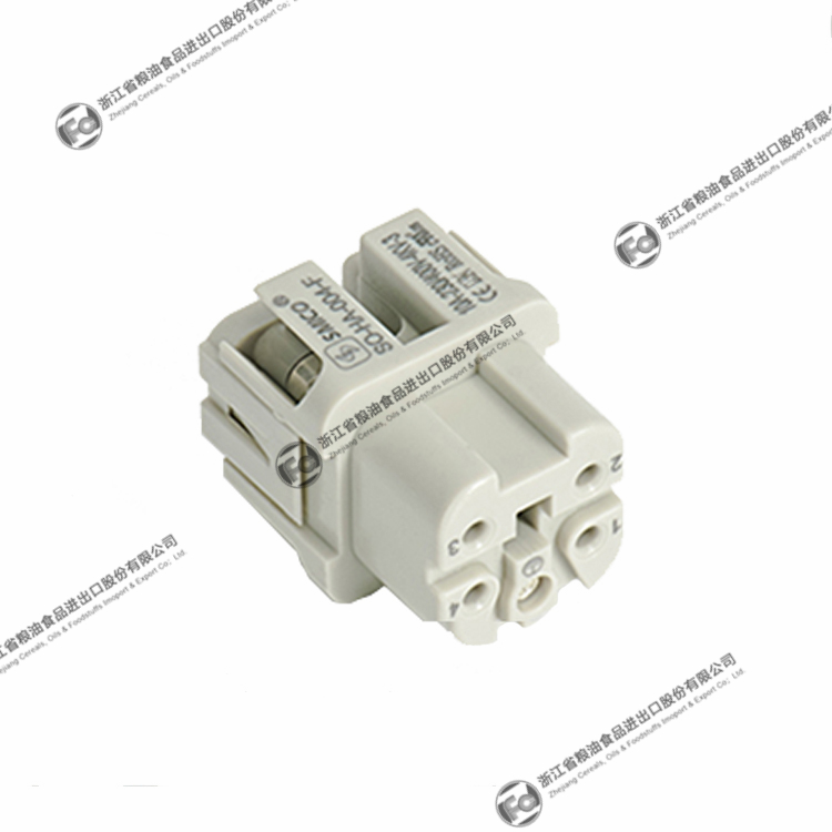 4PIN + E 5pin industrial heavy duty rectangular connector for snake power wire cable harness