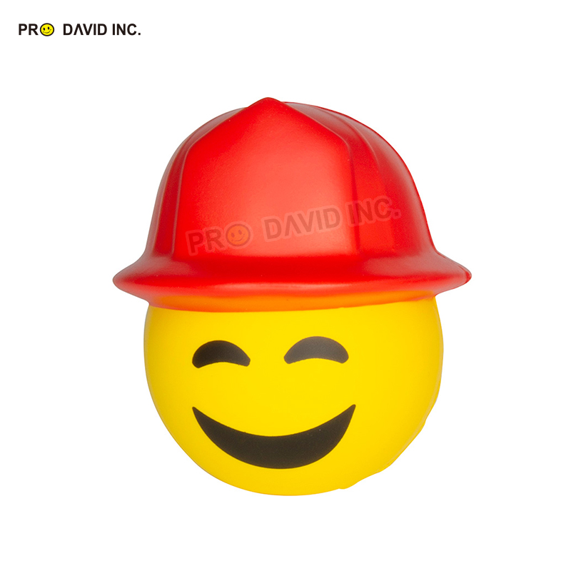 PU Fireman Hat w/Emoji