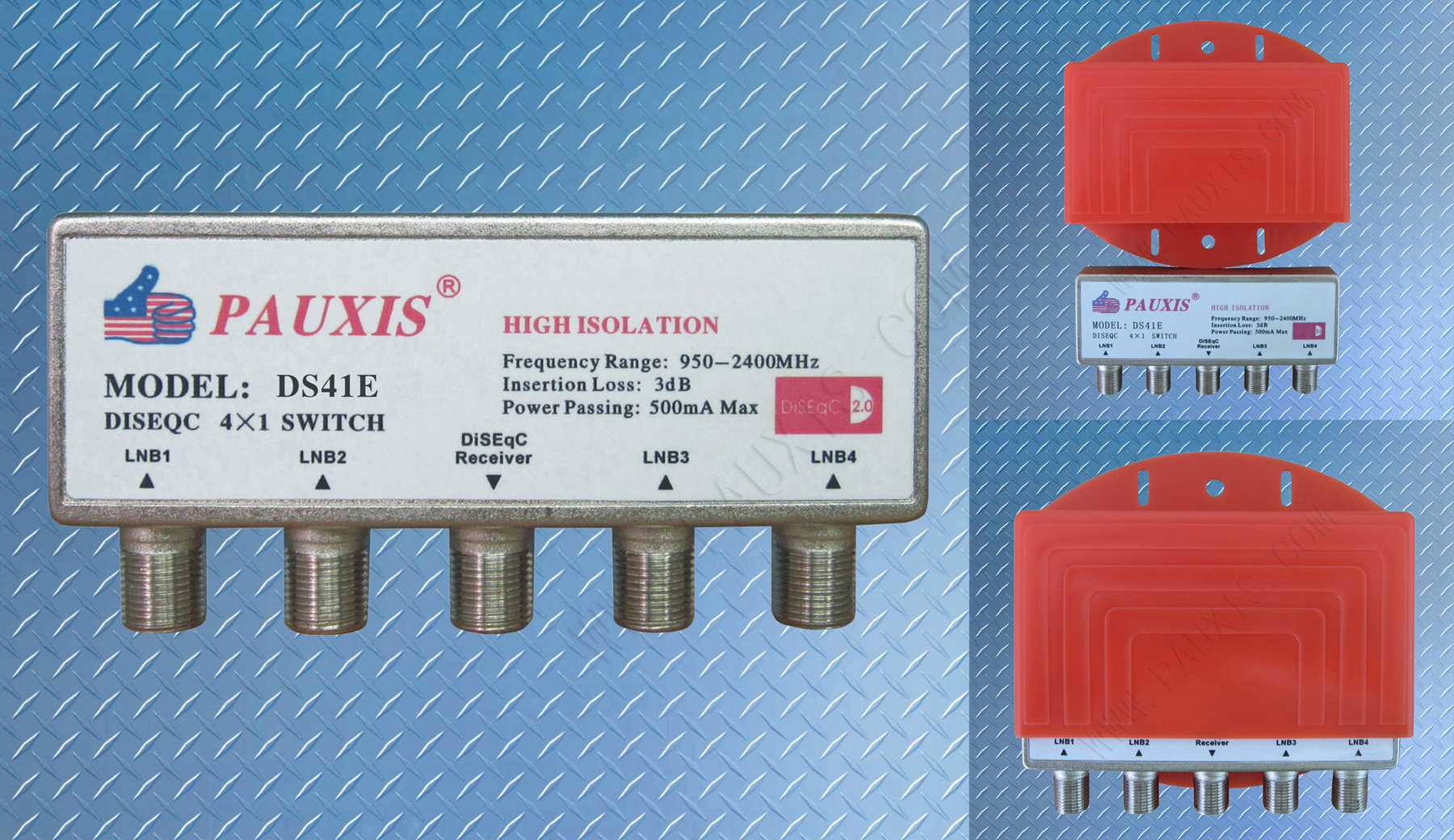 DS41D DiSEqC Switch 4 in 1