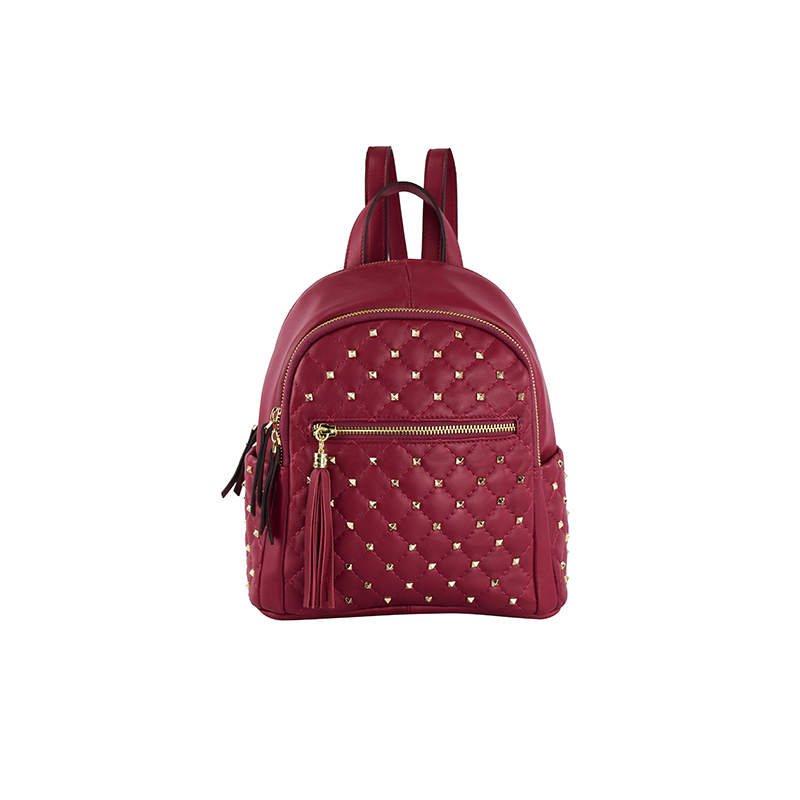 Genuine leather backpack
